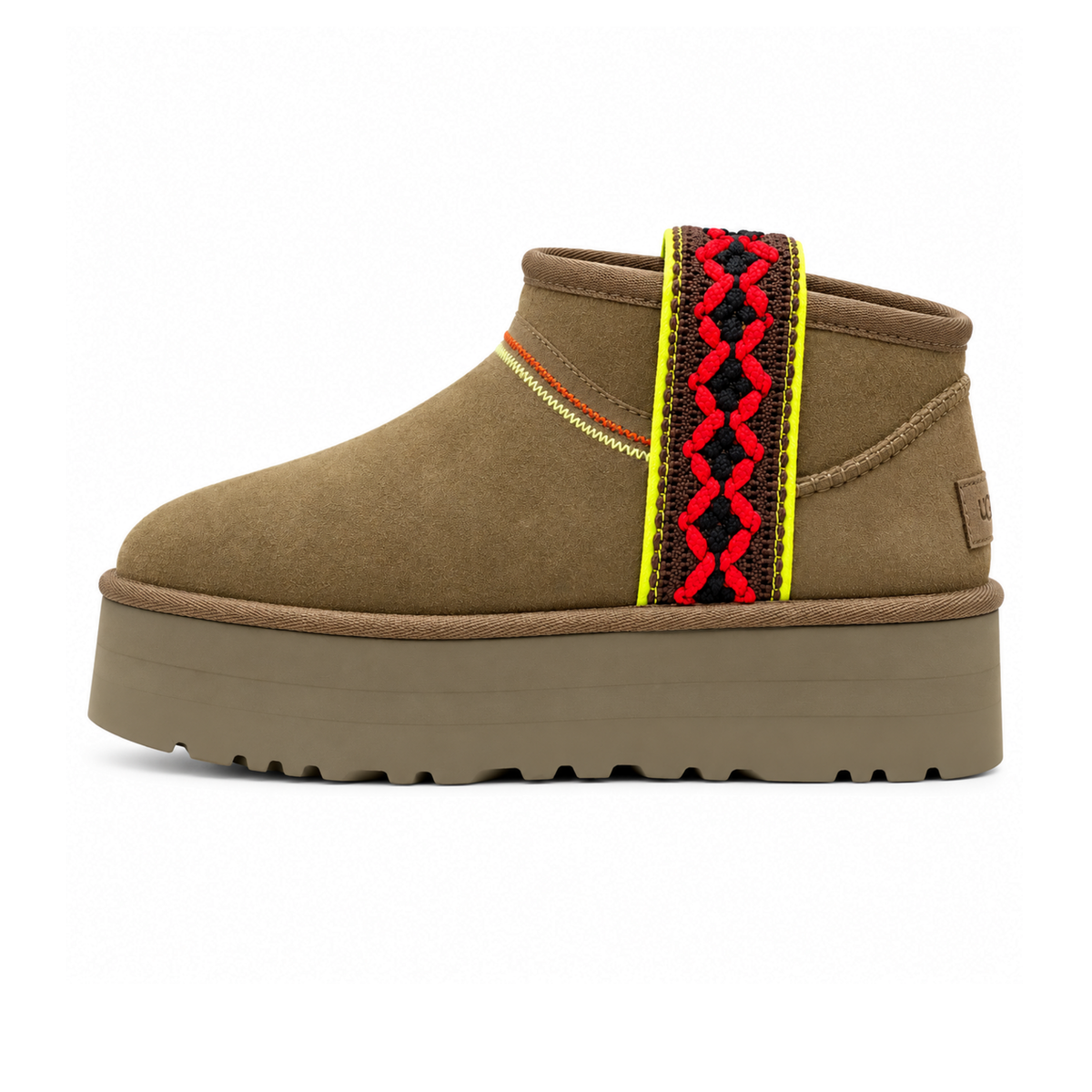 UGG Classic Ultra Mini Platform Braid (Brown) - slika 1