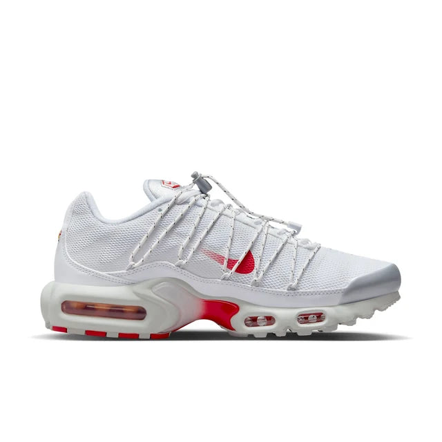 Nike Air Max Plus Utility White Red, bijela / crvena, patike, slika 2