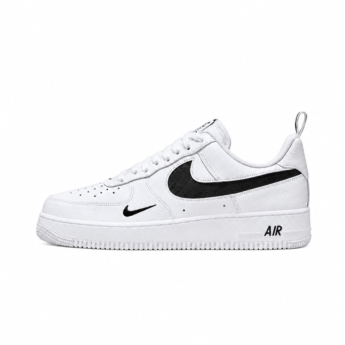 Nike Air Force 1 White Black patike bočni profil