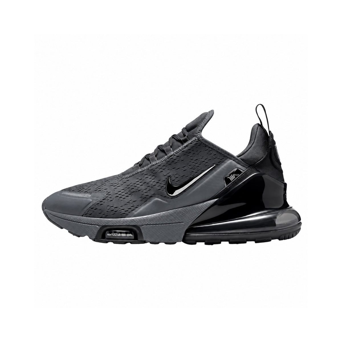 Nike Air Max 270 Premium Smoke Grey – bočni prikaz na bijeloj pozadini