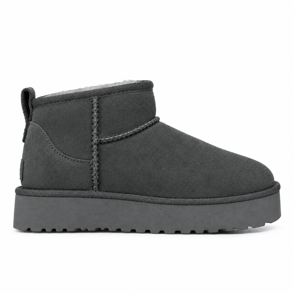 UGG Classic Ultra Mini Platform Charcoal, čizme, slika 2