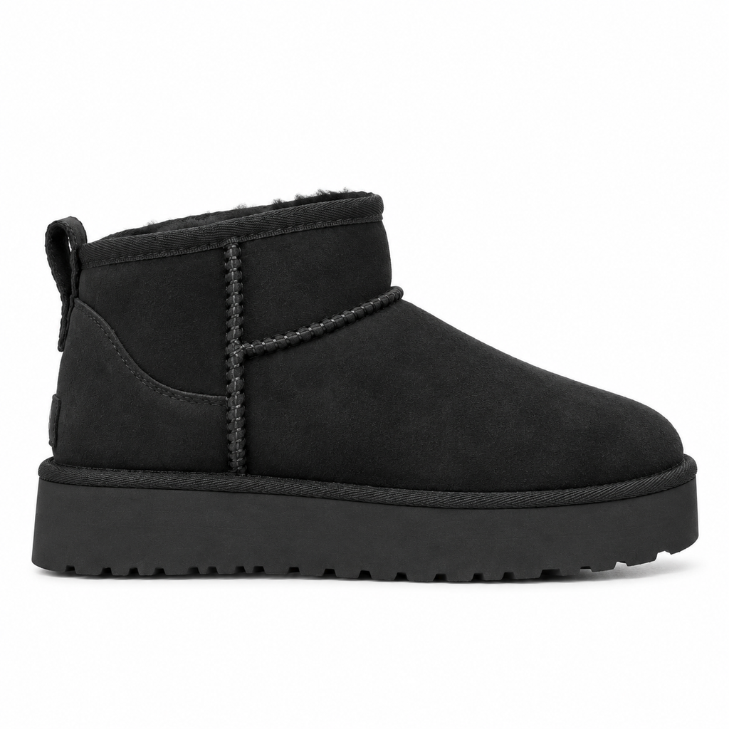 UGG Classic Ultra Mini Platform Black, čizme, slika 2