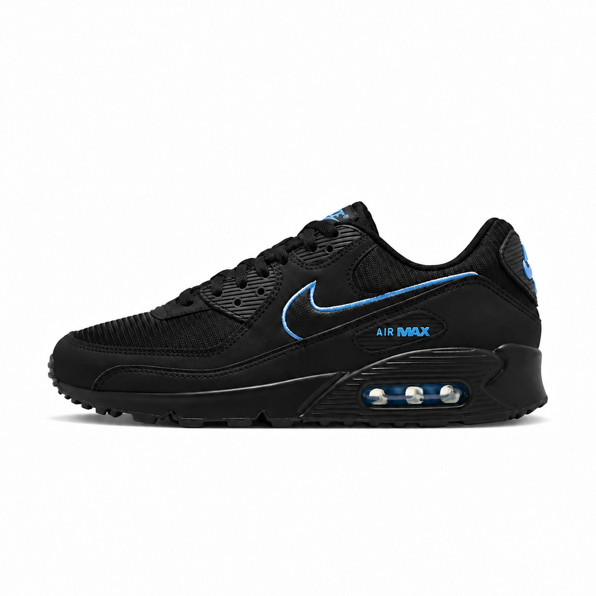 Nike Air Max 90 Black University Blue, patike, slika 1