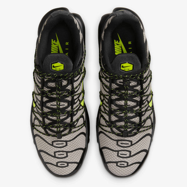 Nike Air Max Plus Utility Grey Volt, siva / neon zelena, patike, slika 3