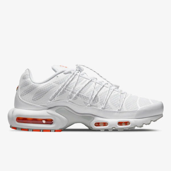Nike Air Max Plus Utility White Safety Orange, bijela / narandžasta, patike, slika 2