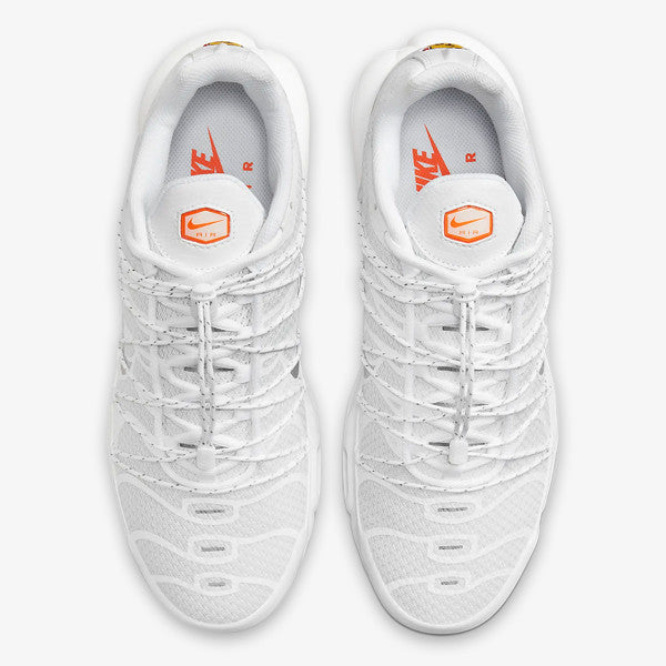 Nike Air Max Plus Utility White Safety Orange, bijela / narandžasta, patike, slika 3