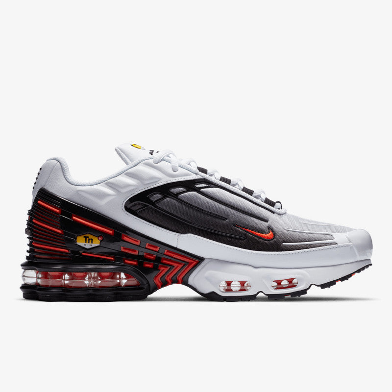 Nike Air Max Plus White Grey Red side