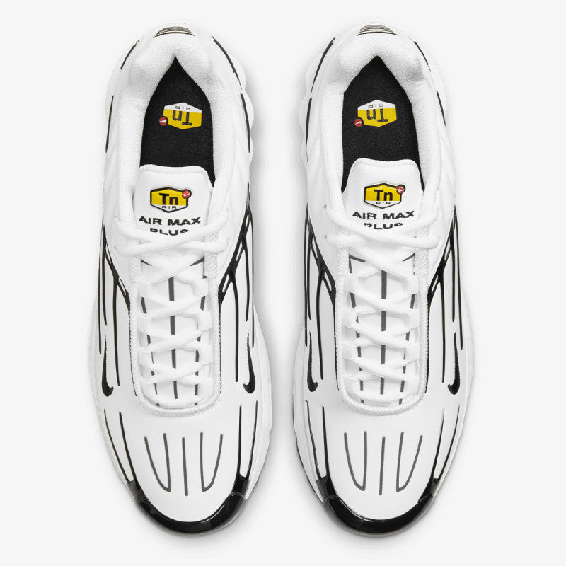 Nike Air Max Plus White Black Outline top