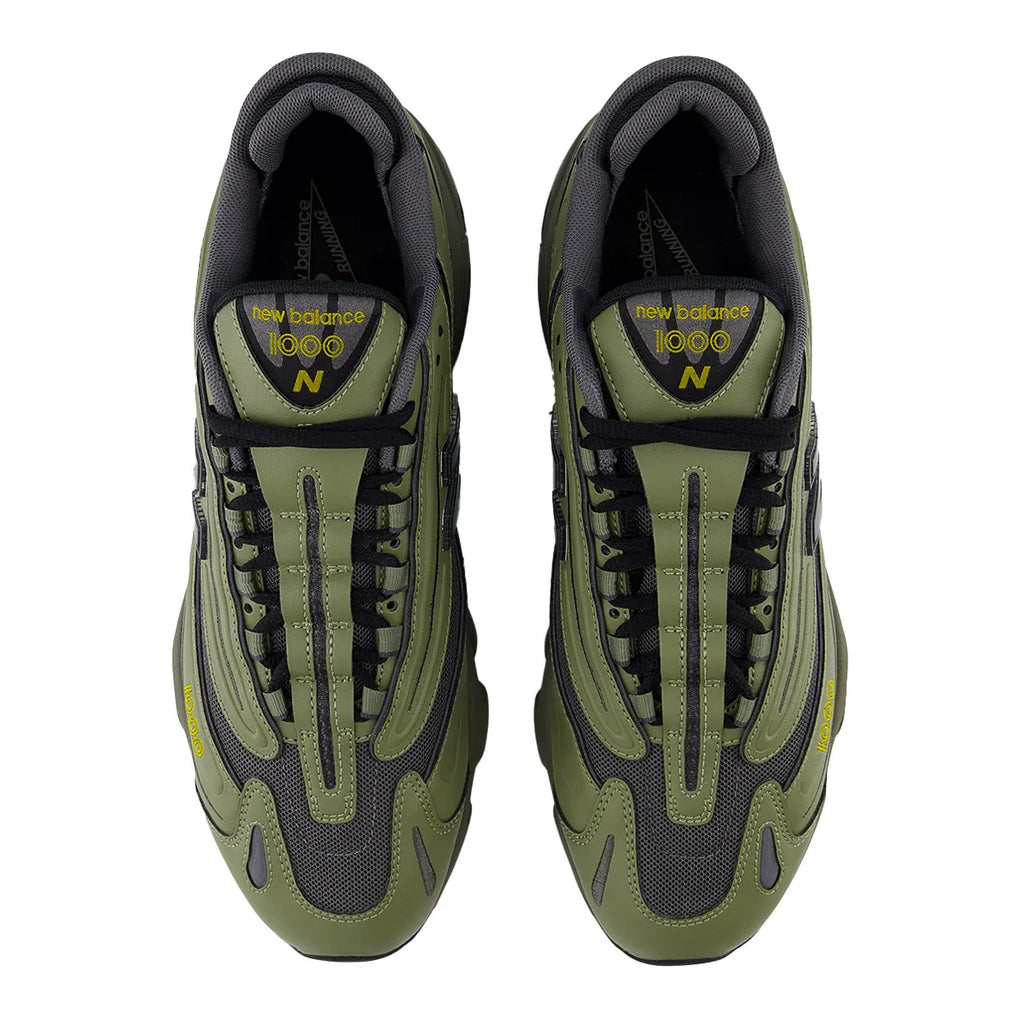 New Balance 1000 Army Green, par patika odozgo