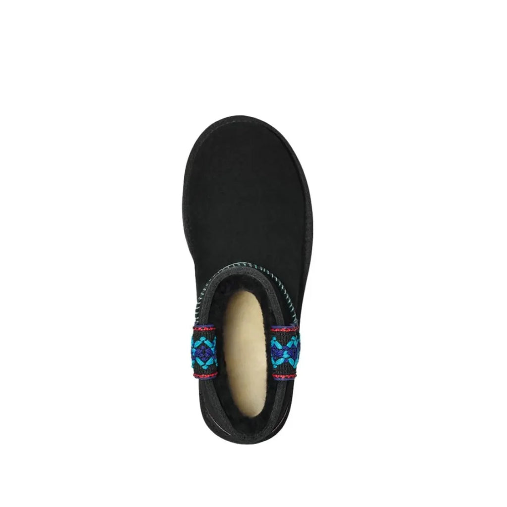 UGG Classic Ultra Mini Platform Braid Black, čizme, slika 4