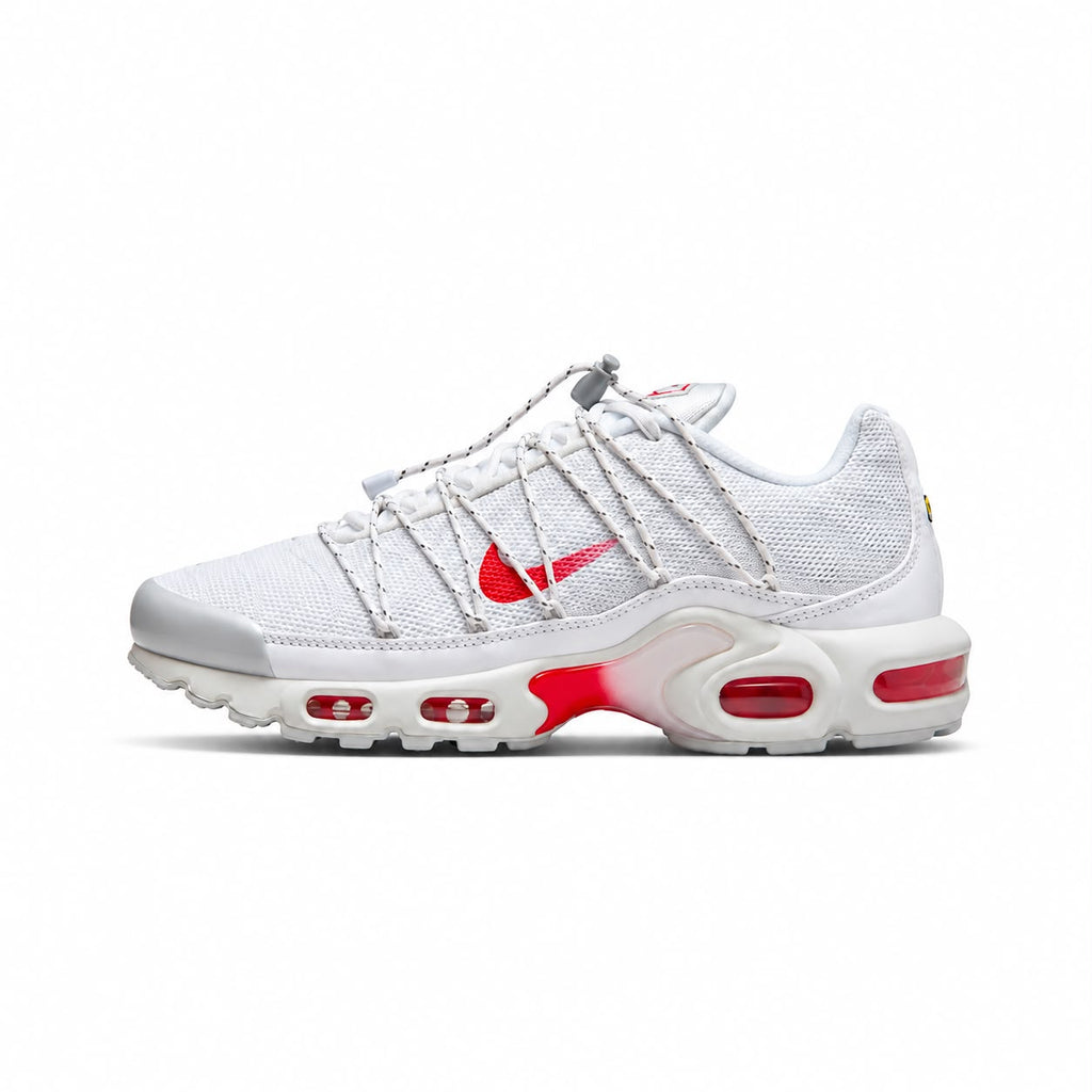 Nike Air Max Plus Utility White Red, bijela / crvena, patike, slika 1
