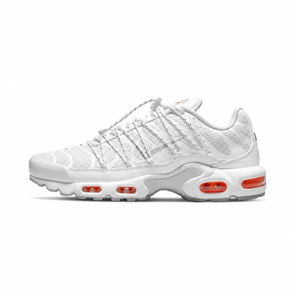 Nike Air Max Plus Utility White Safety Orange, bijela / narandžasta, patike, slika 1