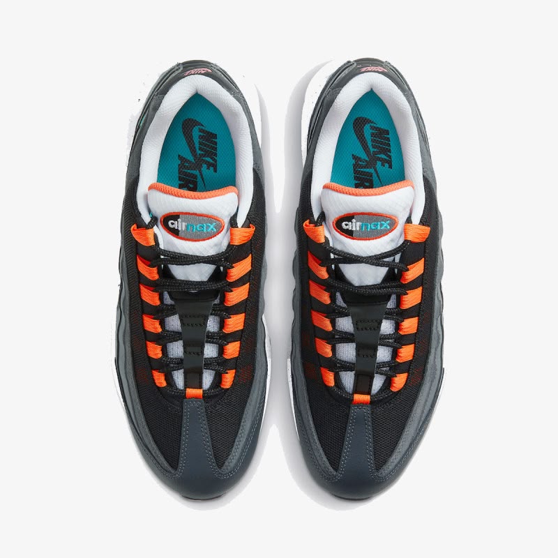 Nike Air Max 95 Black Aquamarine Orange patike - slika 3