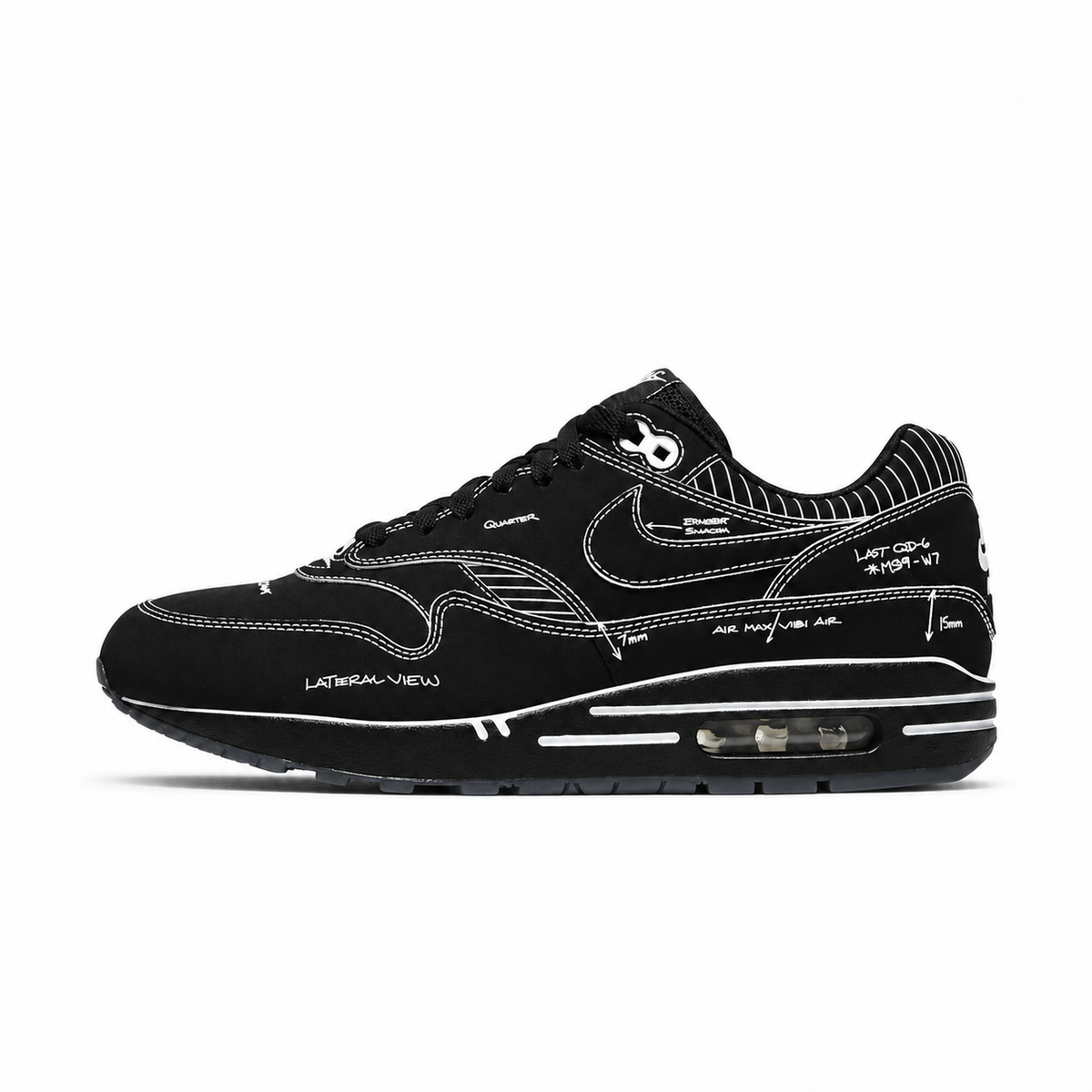 Nike Air Max 1 Sketch To Shelf Black, patike, slika 1