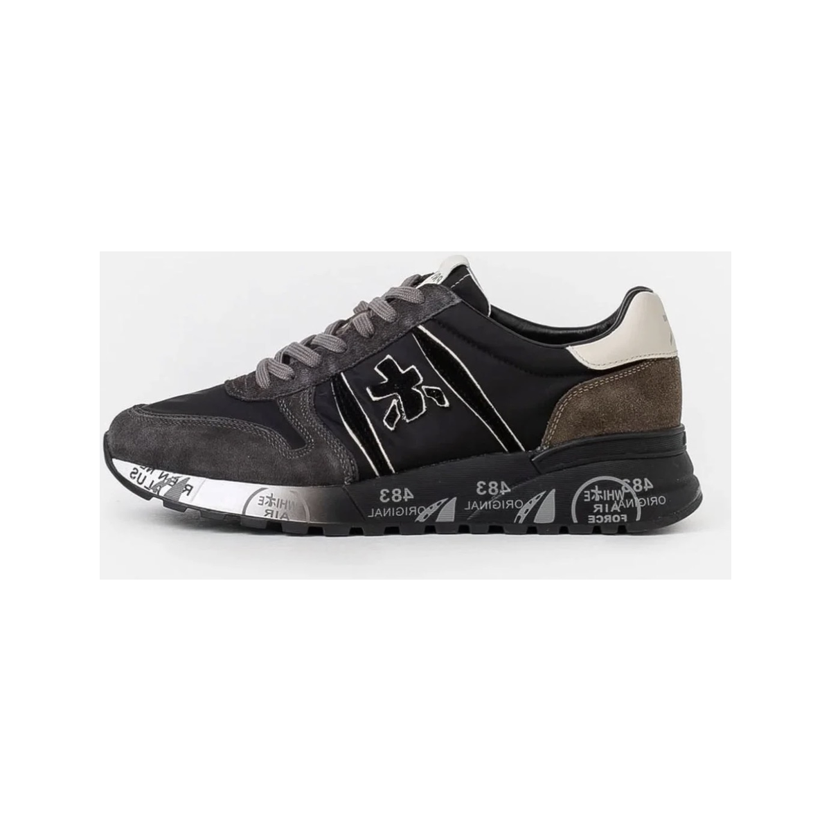 Premiata Mick Grey Brown Black