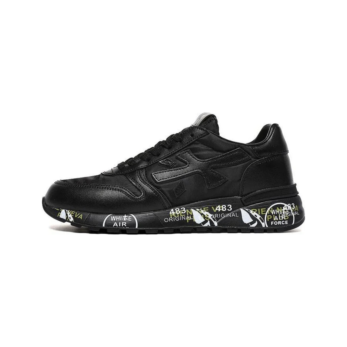 Premiata Mick Navy Black White patike – bočni prikaz
