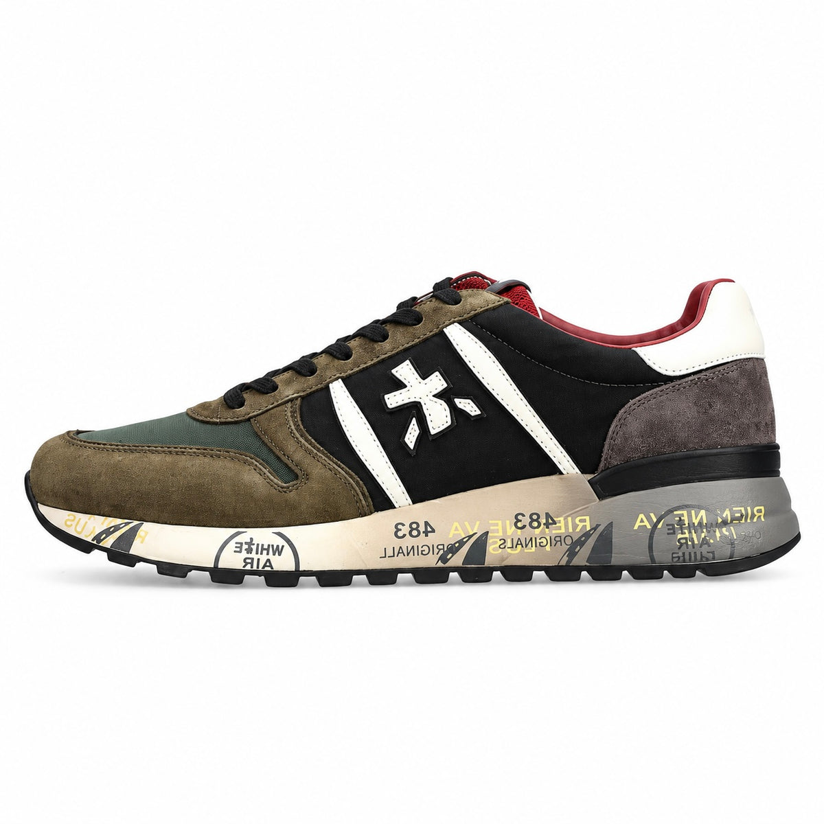Premiata Mick 7719 Black Dark Brown – bočni prikaz