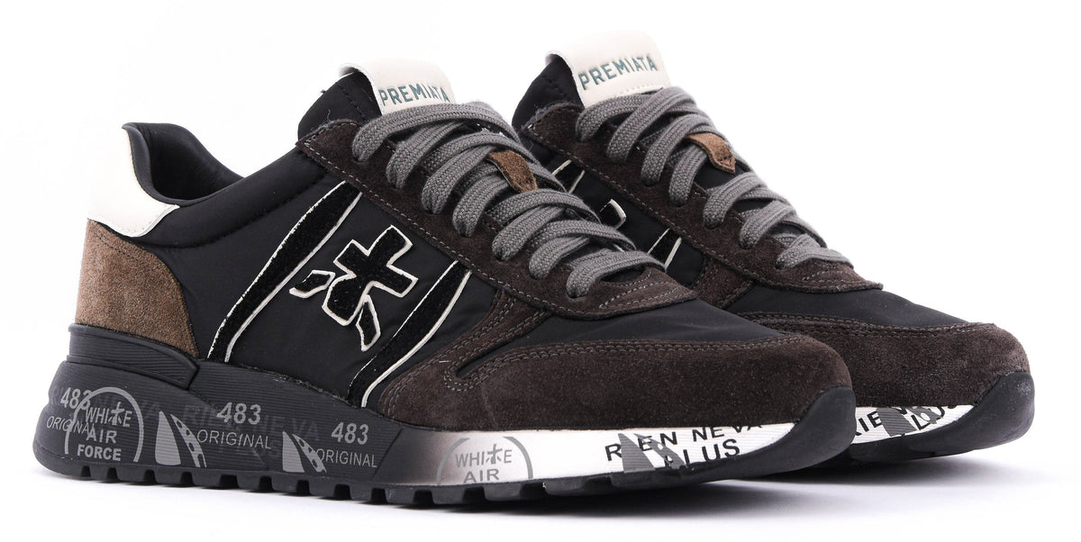 Premiata Lander 4951 Anthracite Black – par patika