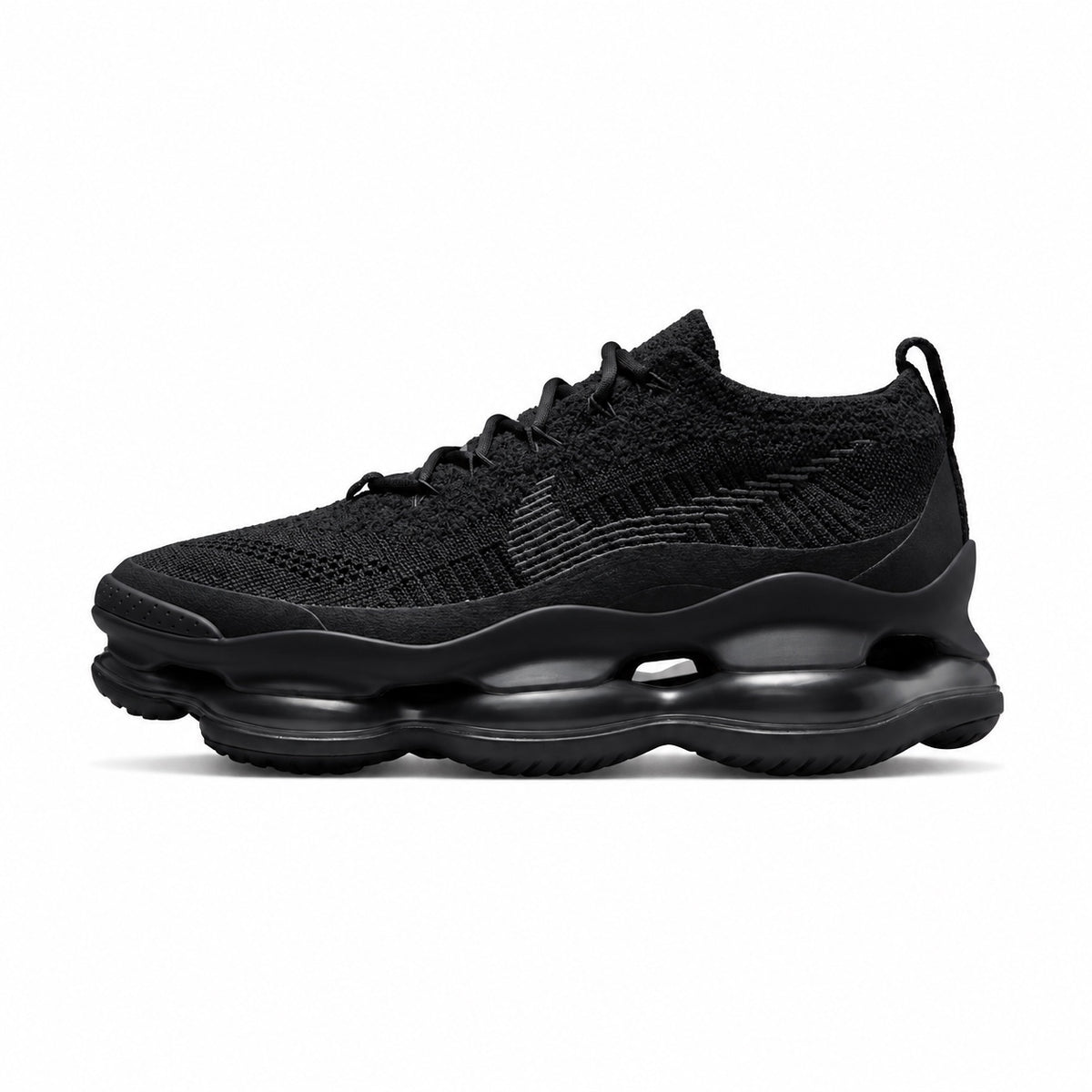 Nike Air Max Scorpion FK Triple Black – bočni profil