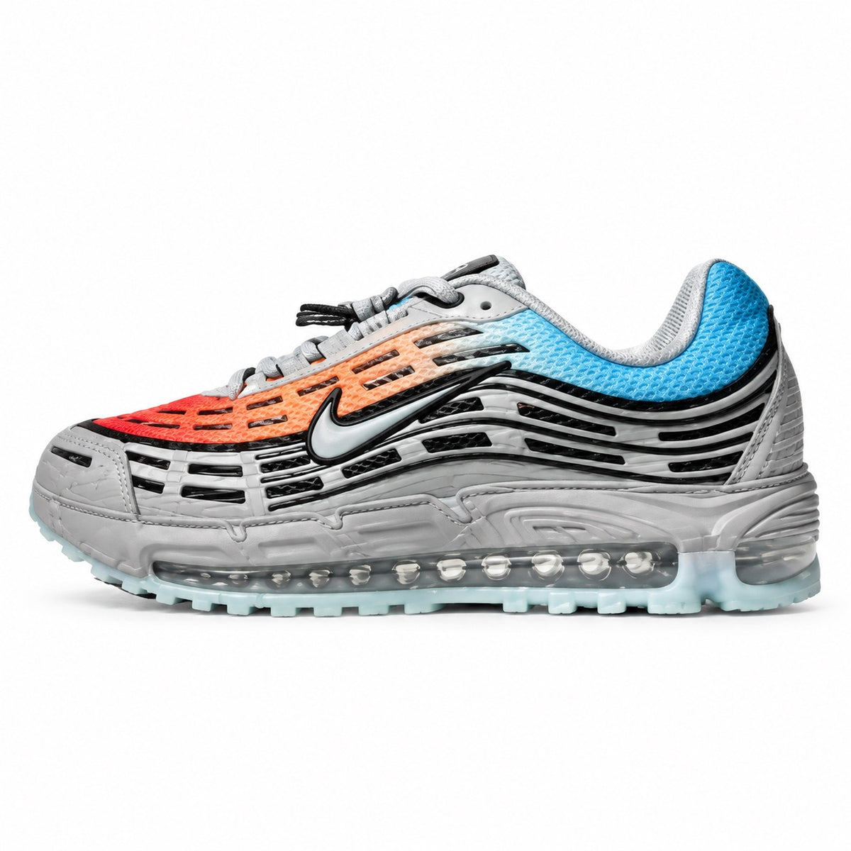 Nike Air Max Silver Orange Blue