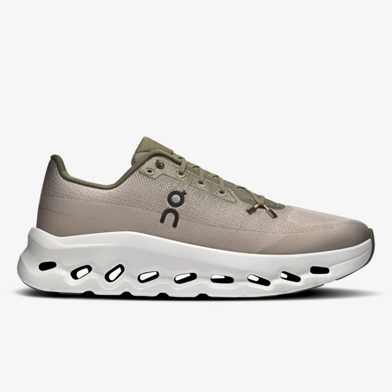 On Cloudtilt Taupe Olive patike – suprotni bočni profil i CloudTec Phase đon