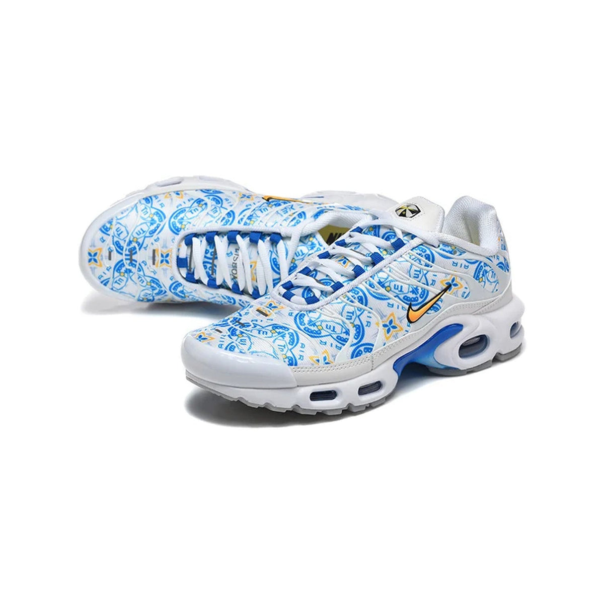 Nike Air Max Plus TN White Blue Print – Outlet – fotografija bez odsječenih dijelova