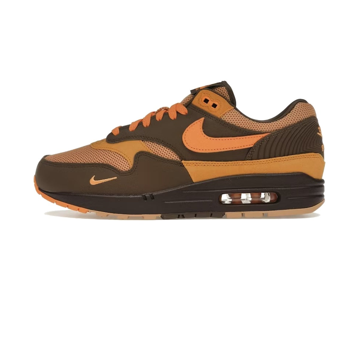 Nike Air Max 1 (Brown / Orange) - 1:1 bijela pozadina