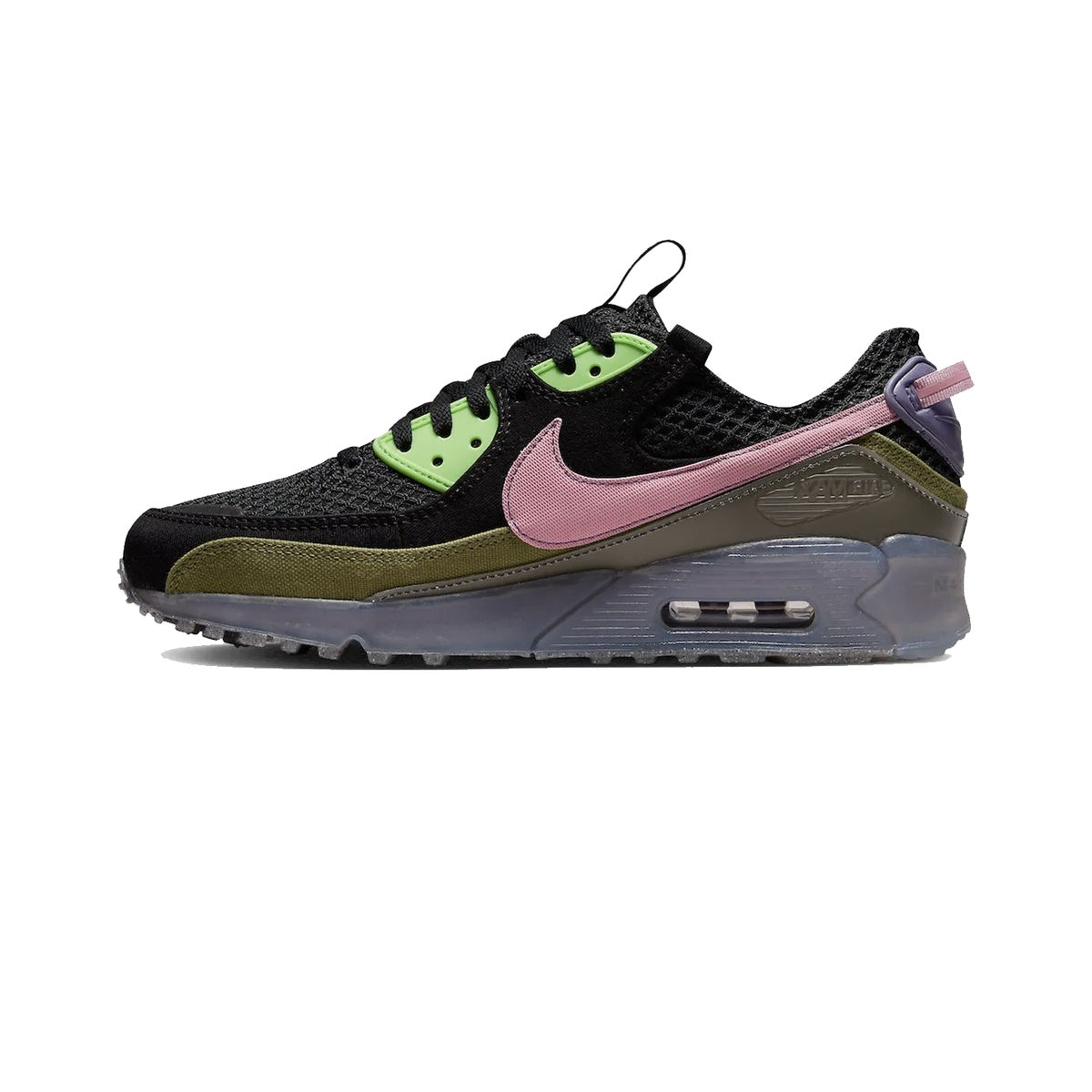 Nike Air Max 90 Futura (Black / Olive / Pink) - 1:1 bijela pozadina