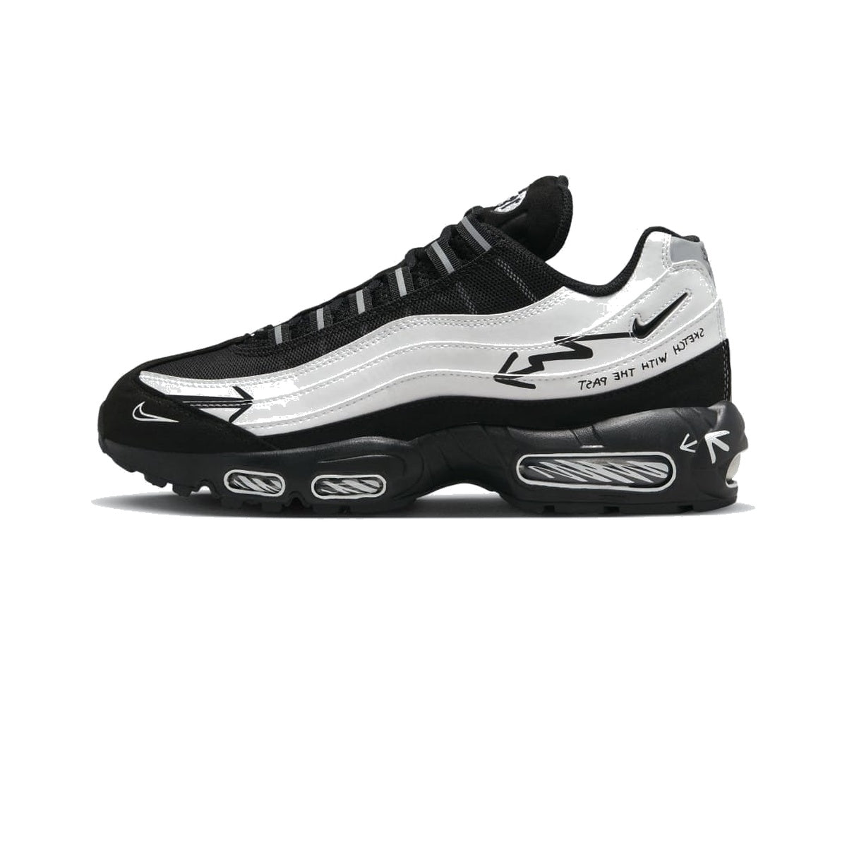 Nike Air Max 95 Corteiz (Black / White) - 1:1 bijela pozadina